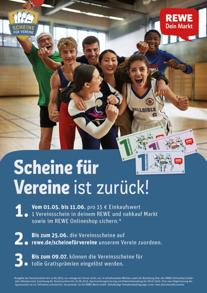 Aktionsplakat Scheine Fuer Vereine